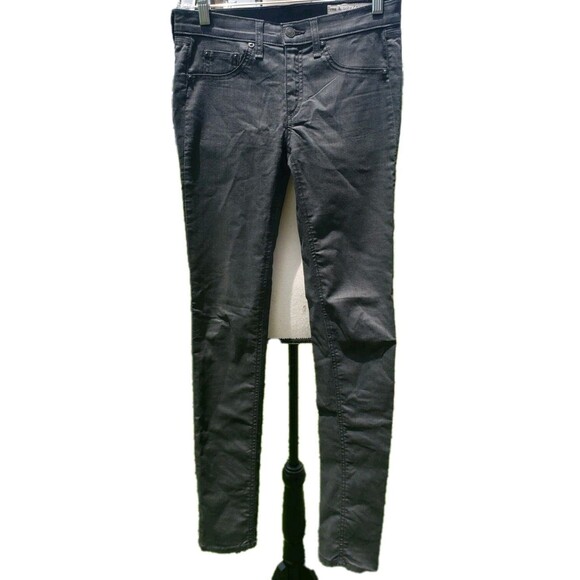 Rag & Bone skinny leggings Sz 28 Shoreditch Black - Picture 4 of 16